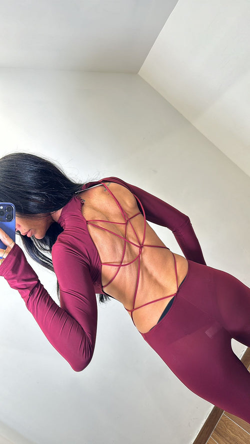 Jumpsuite Bordeaux