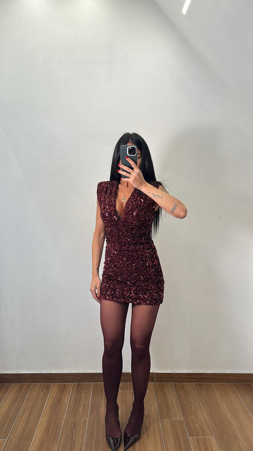 Dress in pailettes Mayra