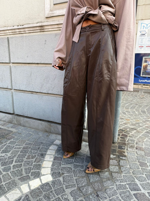 Pantalone Ballon in Ecopelle