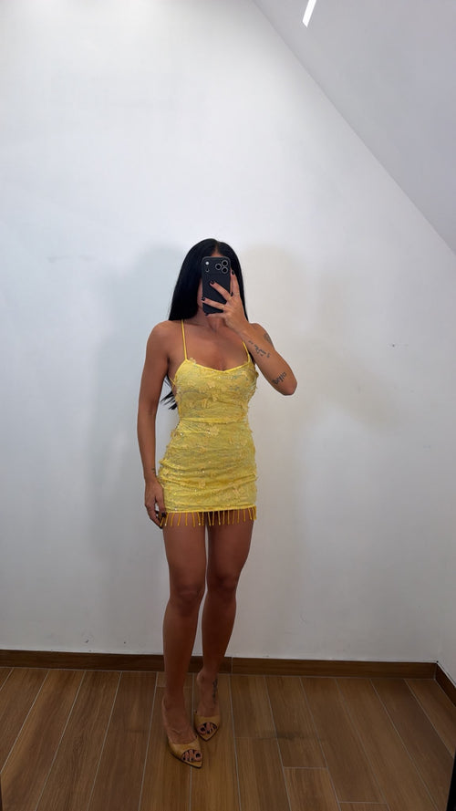 Mini Dress Yellow