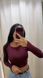 Maglia Crop Basic