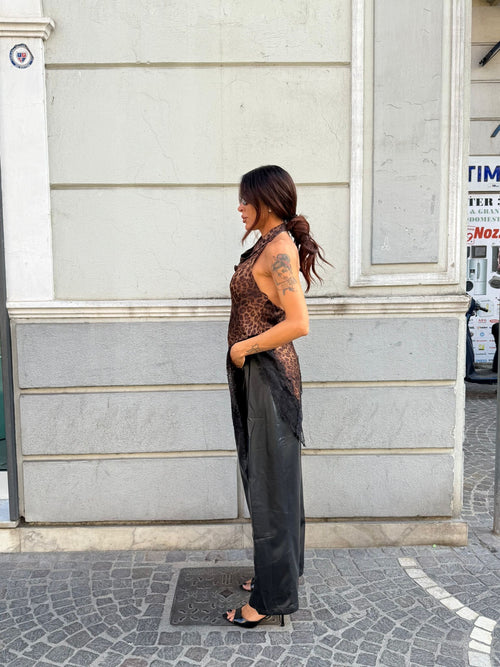 Pantalone In Ecopelle