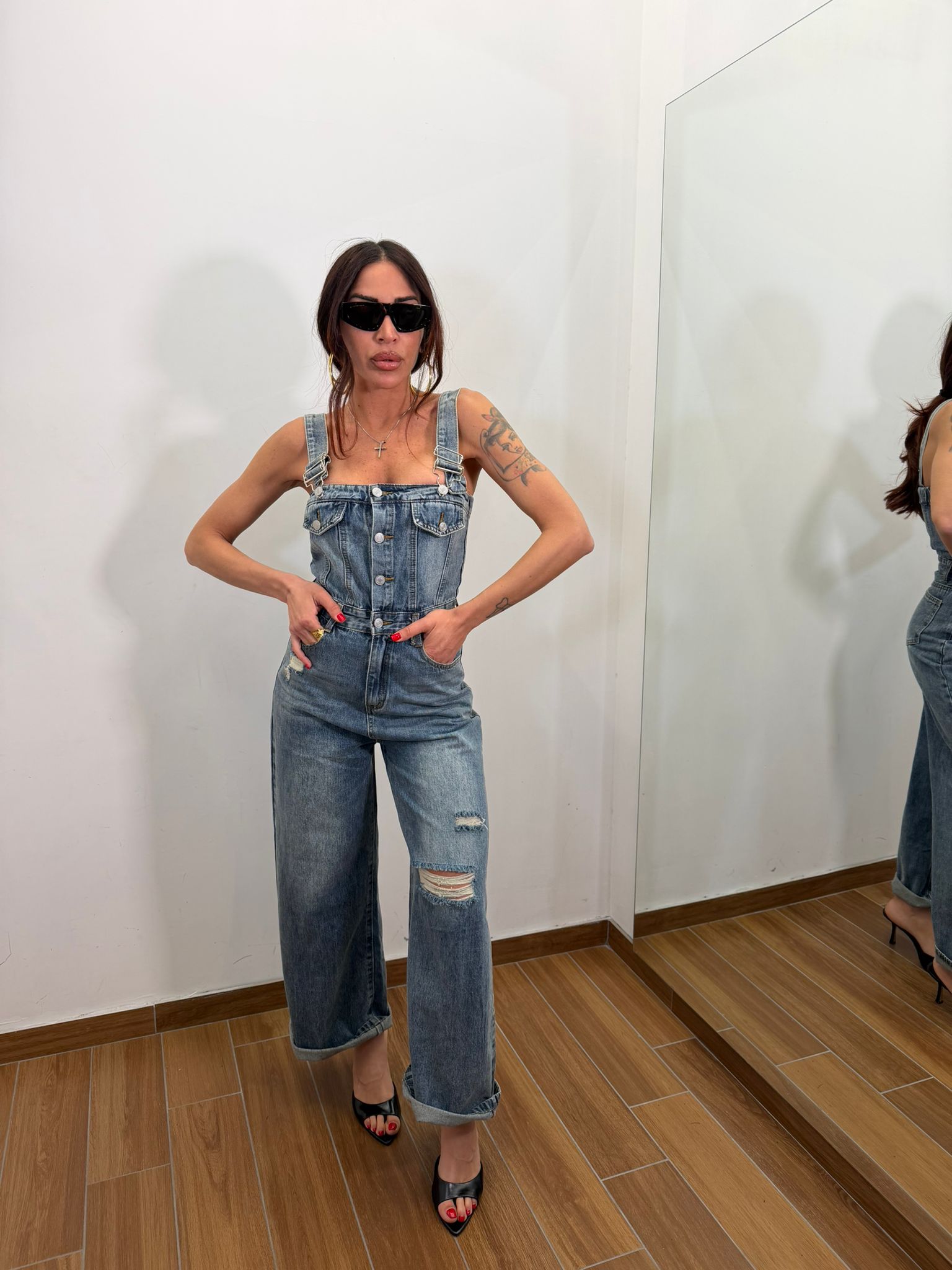 Jumpsuite in denim Denise