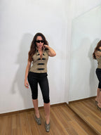 Pantalone Capri Black