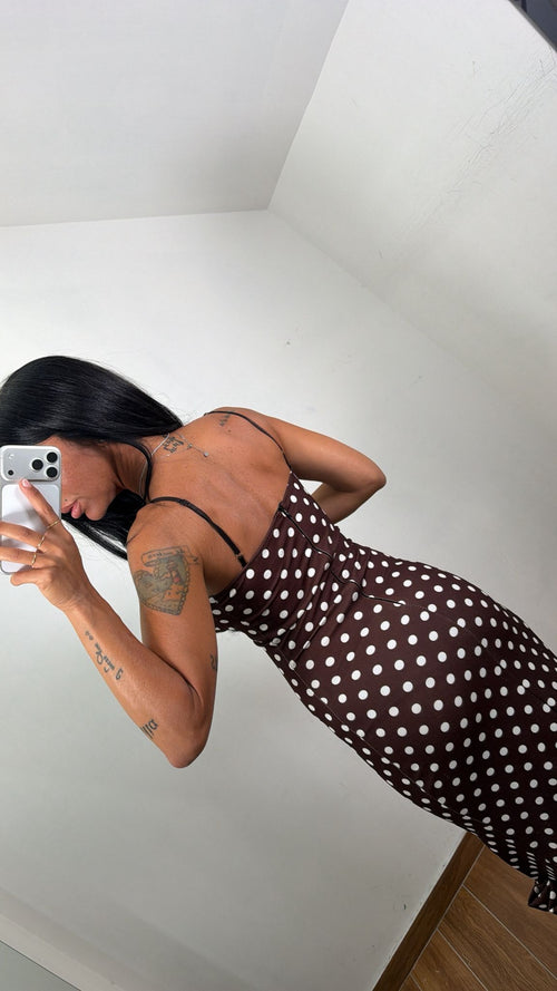 Dress Midi Pois