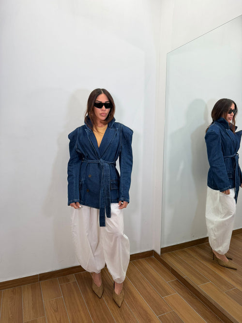 Blazer in denim Marsiglia
