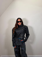 Jacket Crop Nero