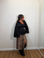Longuette Denim Animalier