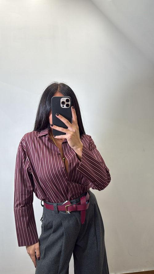 Camicia Naomi Bordeaux