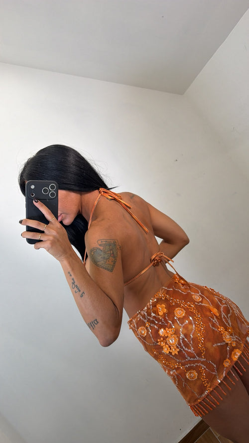 Bikini e Pareo Orange