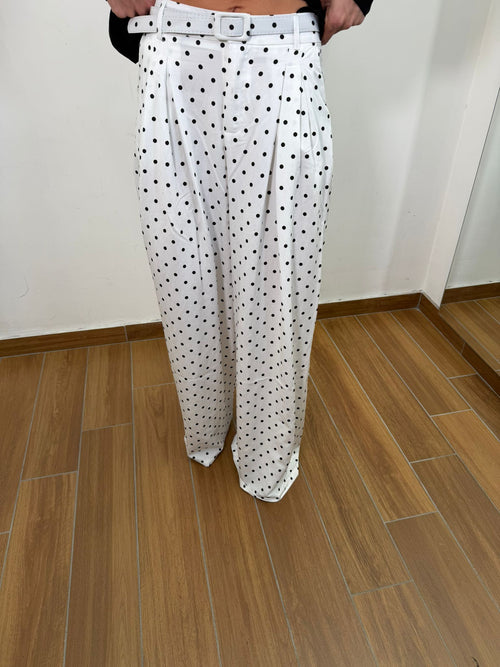 Pantalone Pois in Cotone