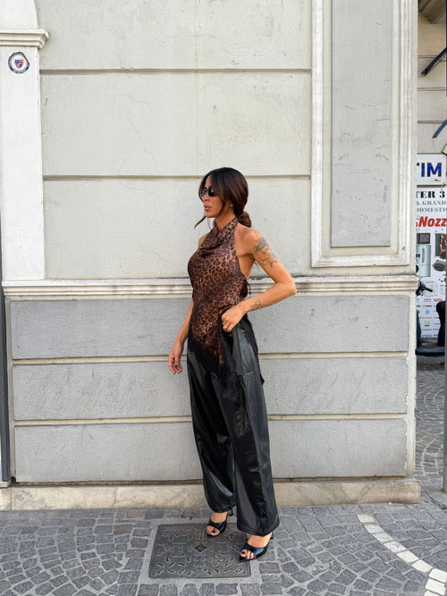 Pantalone In Ecopelle