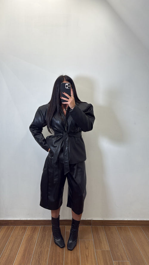 Jacket in ecopelle Ilary