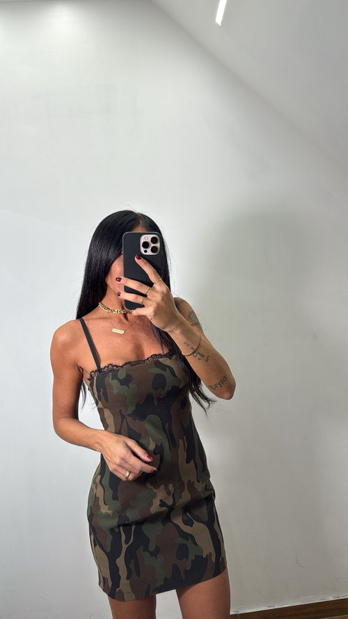 Mini Dress military