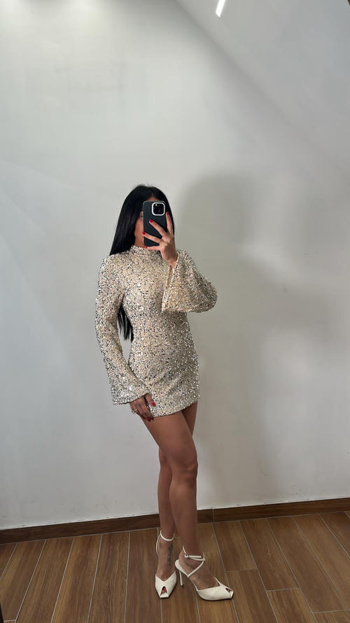 Dress in Pailettes Isabel