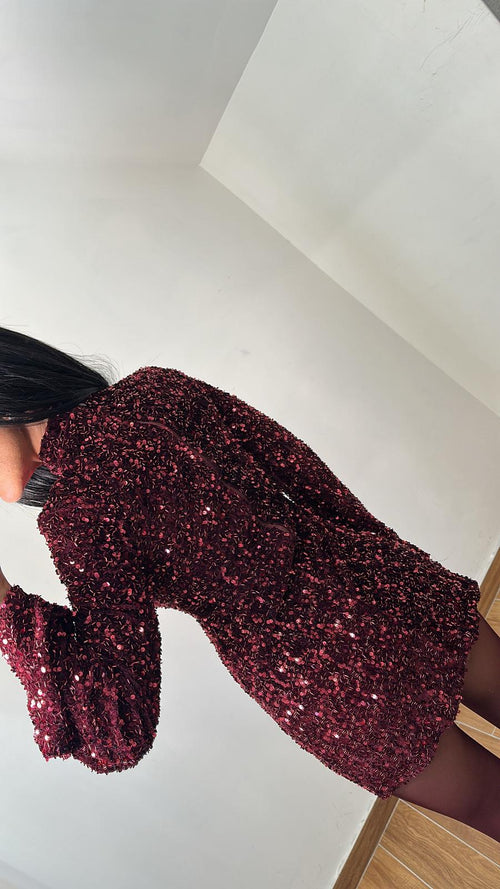 Dress in Pailettes Isabel