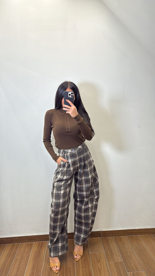 Pantalone Ballon a Quadroni