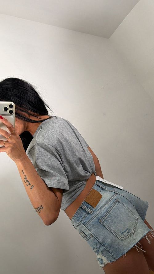 Mini Shorts in denim 502