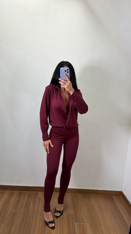 Jumpsuite Bordeaux