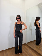 Jeans Wide Leg Black