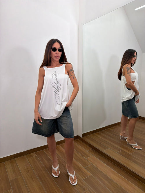 Canotta White Miami