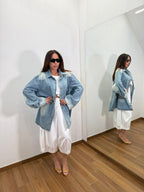 Camicione in denim Hollywood