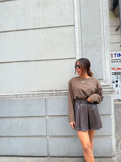 Gonna in ecopelle Antonia