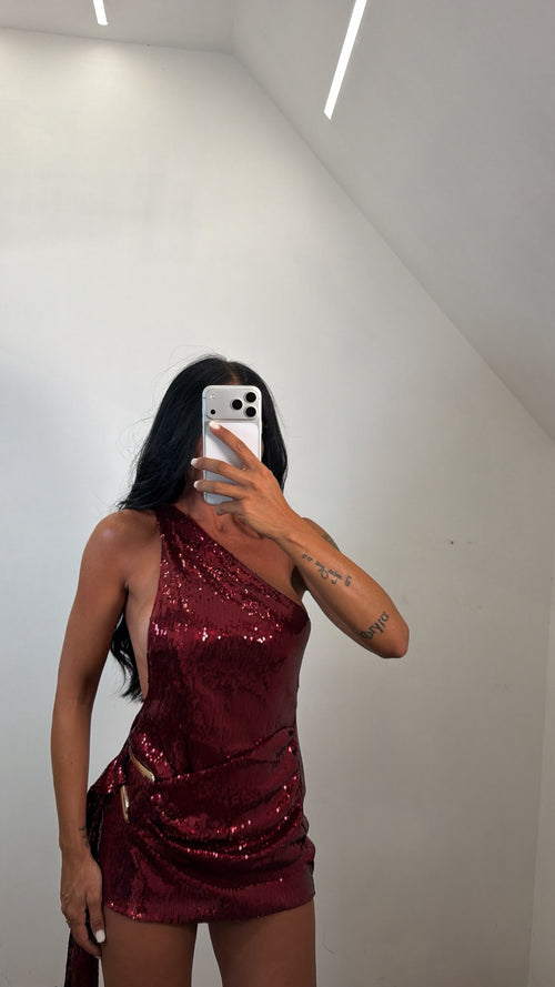 Mini dress Bordeaux