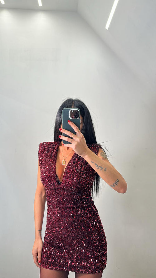 Dress in pailettes Mayra