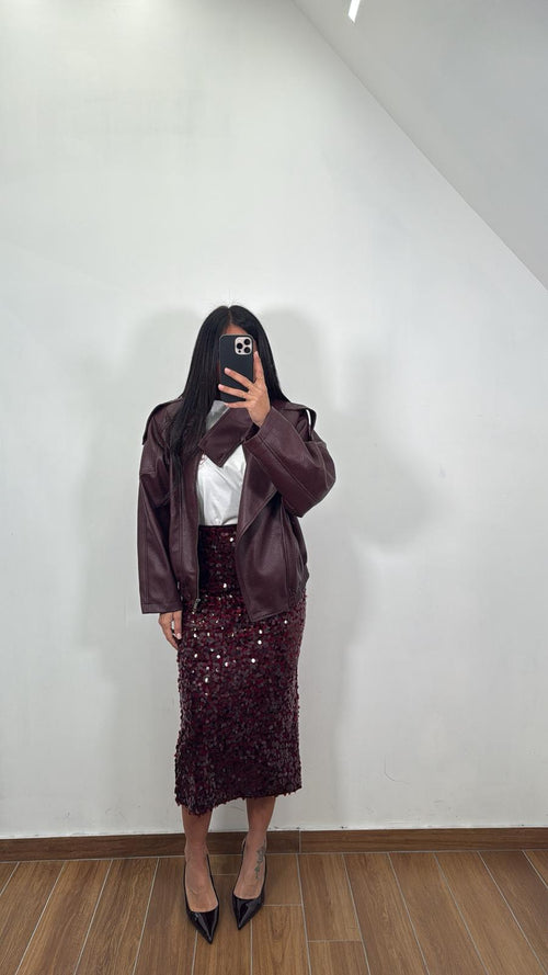 Longuette in Pailettes