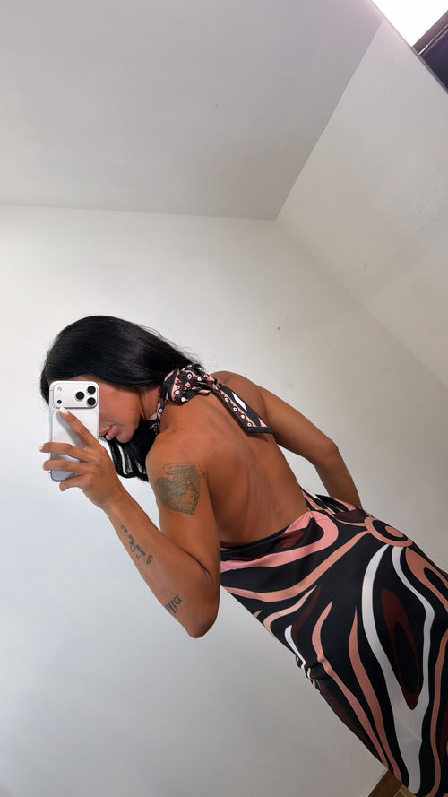 Long Dress Brown