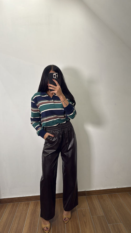 Pantalone in Ecopelle Matilde