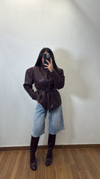 Jacket in ecopelle Ilary