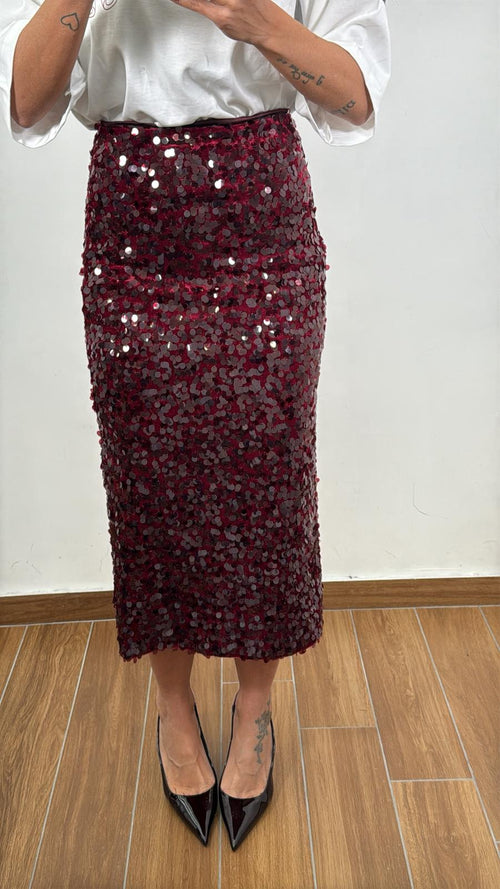 Longuette in Pailettes