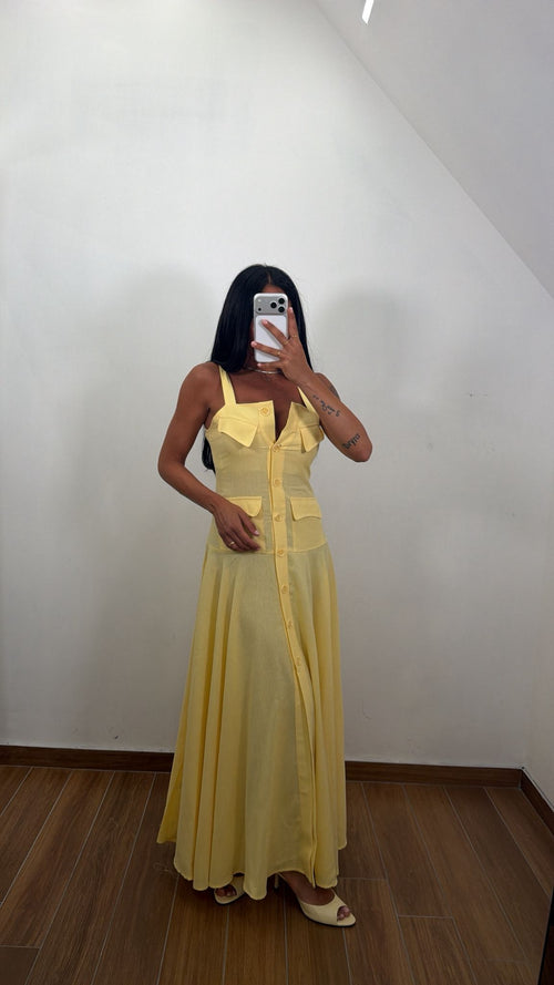 Long Dress Yellow