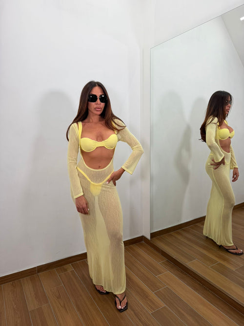 Costume e Copricostume Yellow