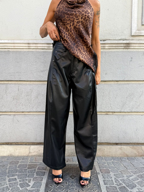 Pantalone In Ecopelle