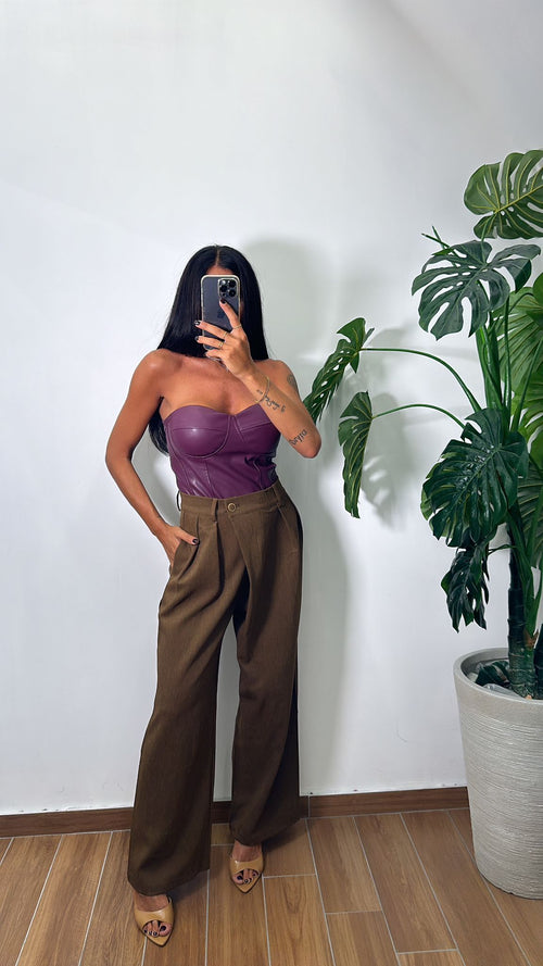 Top in Ecopelle Guya