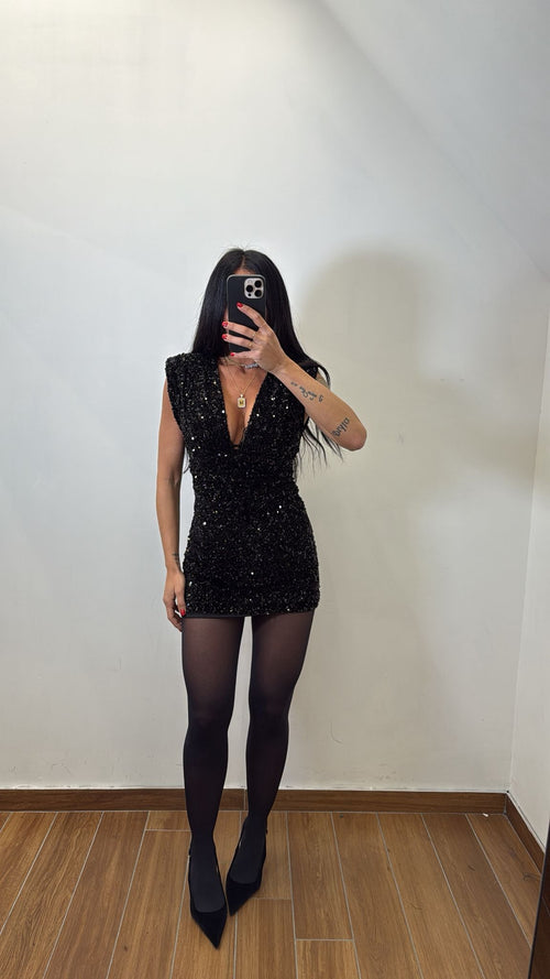 Dress in pailettes Mayra