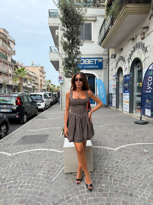 Mini dress chocolate