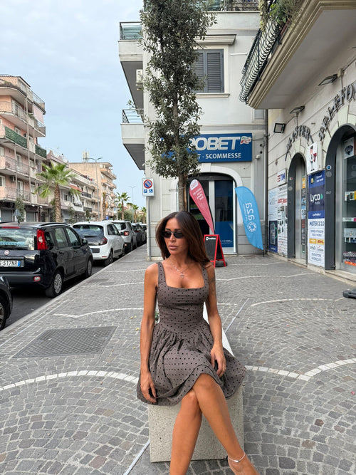 Mini dress chocolate