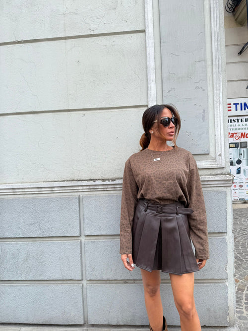 Gonna in ecopelle Antonia