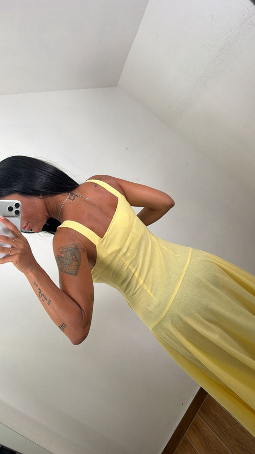 Long Dress Yellow