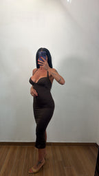 Long Dress Brown