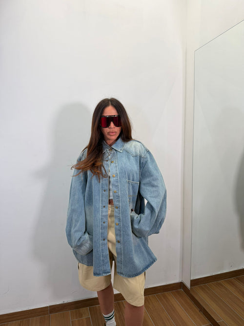 Camicione in denim Hollywood