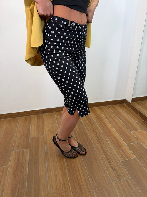 Pantalone Capri Pois