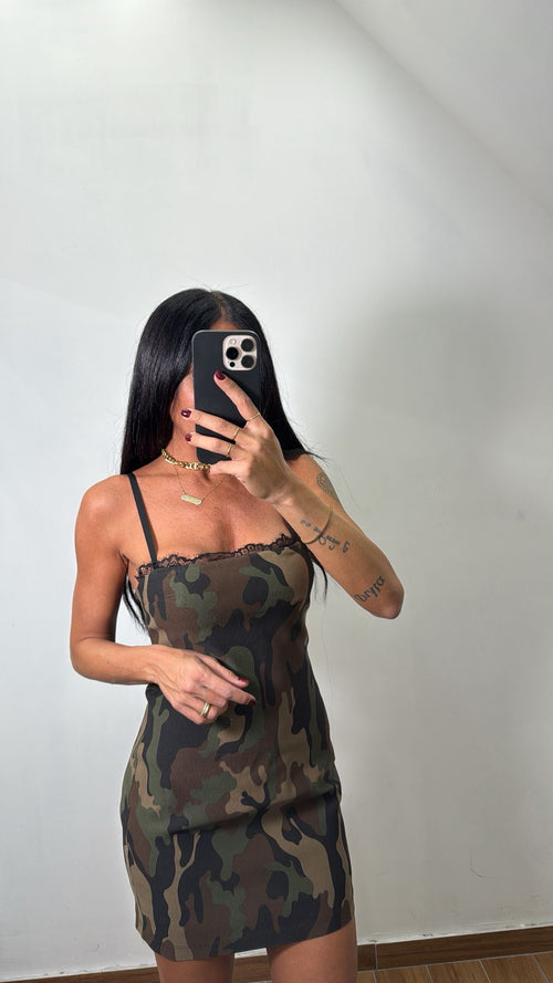 Mini Dress military