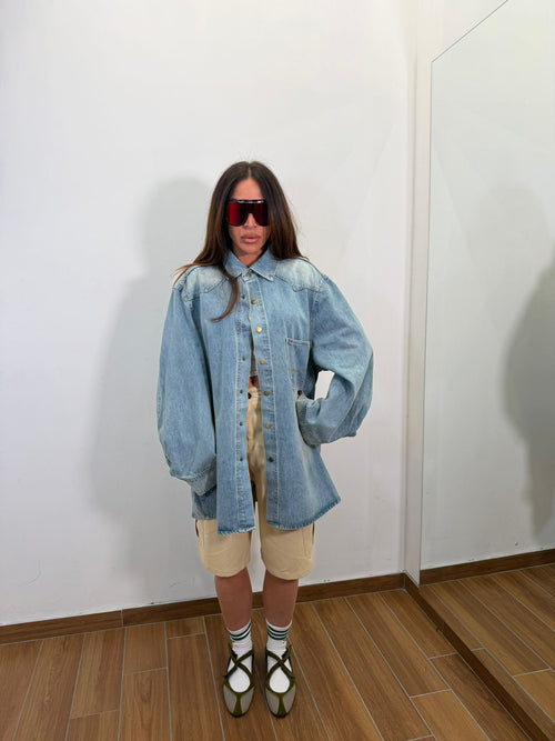 Camicione in denim Hollywood