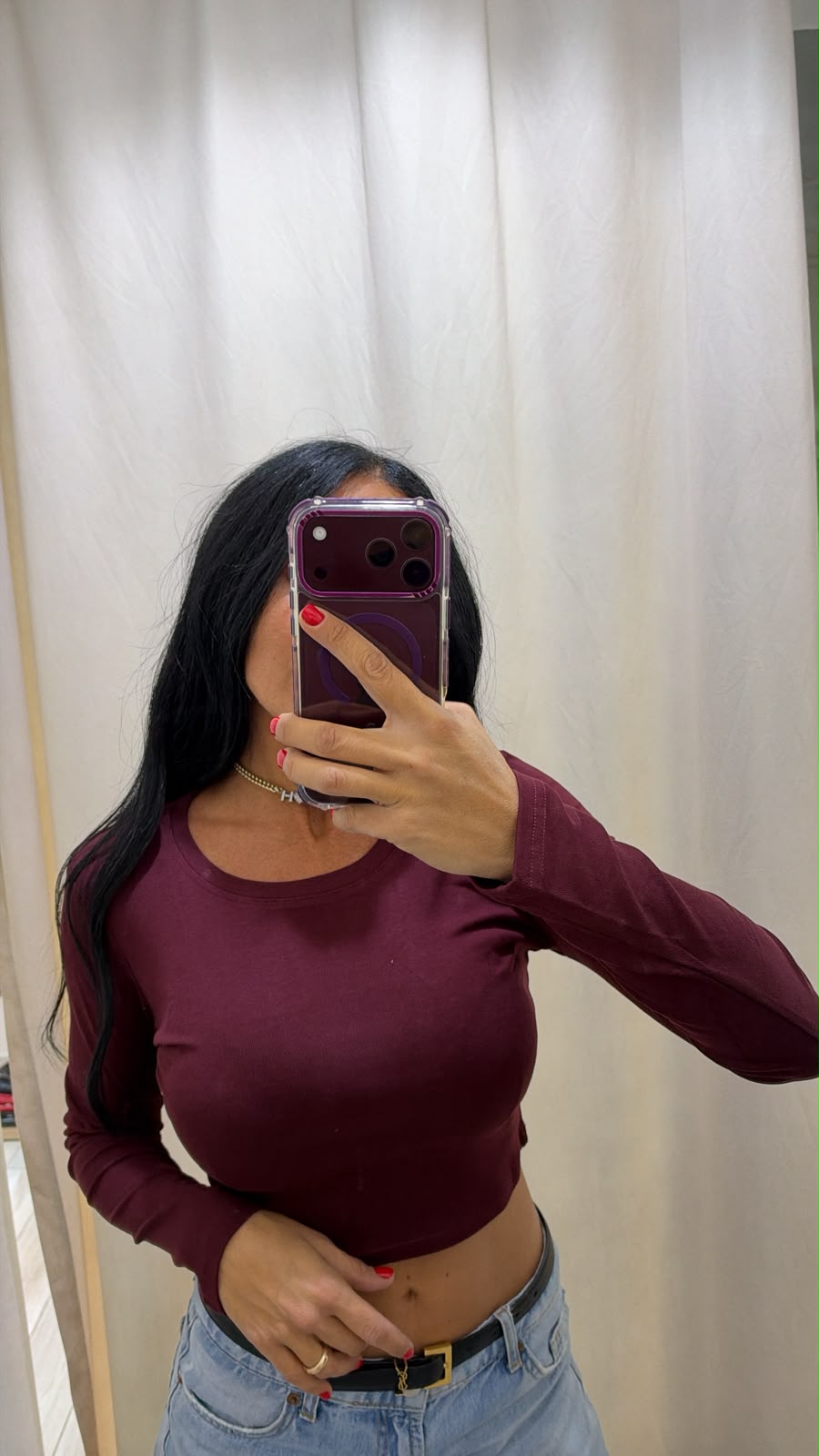 Maglia Crop Basic