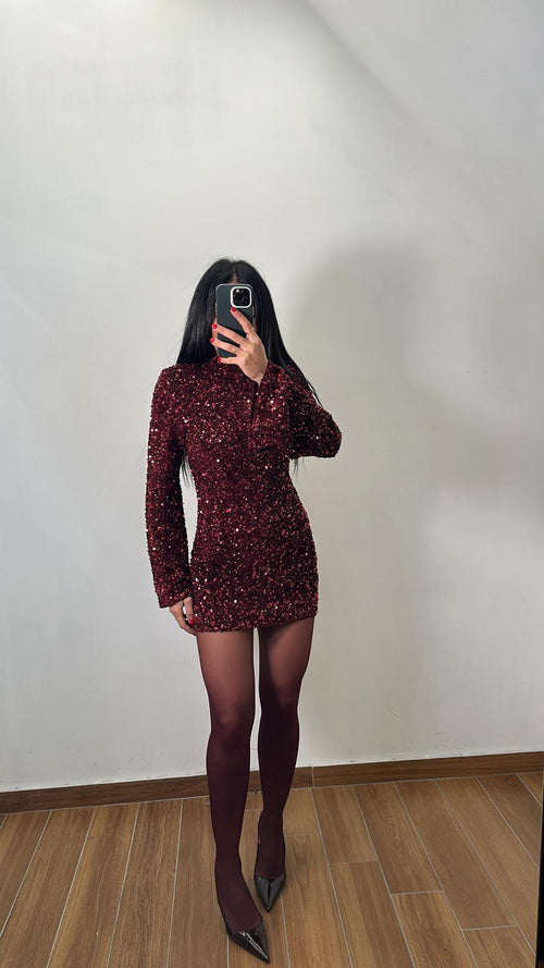 Dress in Pailettes Isabel